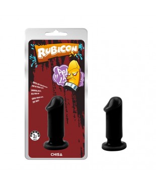 Plug Anal Evil Talla S 9 x 3.3 cm Negro