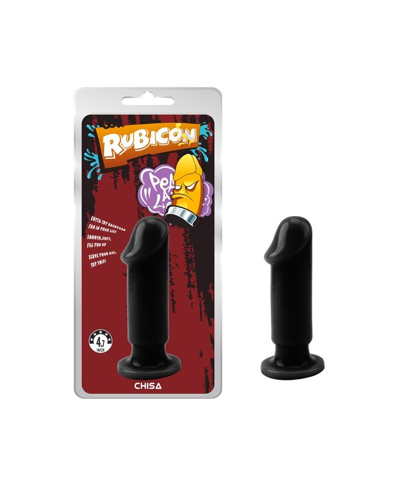 Plug Anal Evil Talla M 125 x 37 cm Negro