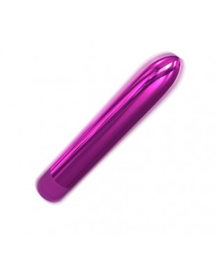 Bala Vibradora Rosa Metálico 18 cm