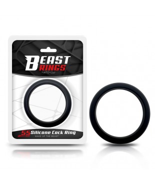 Anillo para el Pene Silicona Sólida 5.5 cm Negro