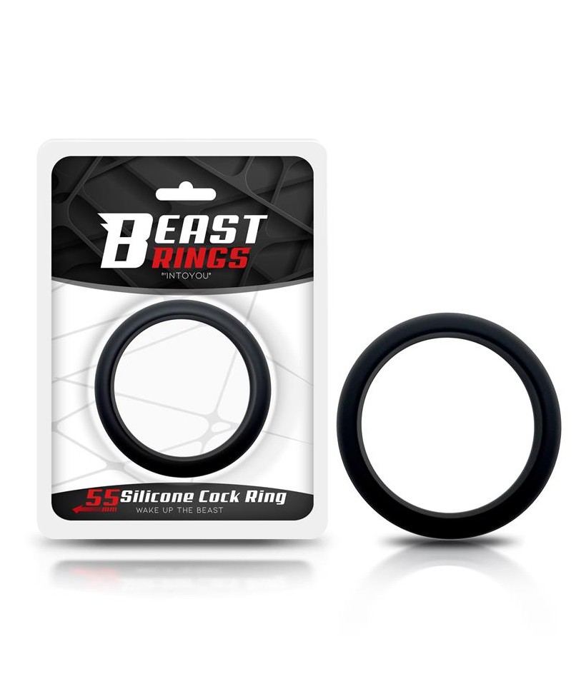 Anillo para el Pene Silicona Solida 55 cm Negro