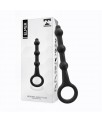 Elmer Plug Anal con Aro de Facil Extraccion Silicona Negro