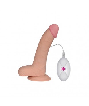 Dildo The Ultra Soft Dude con Vibración 8.8 Natural