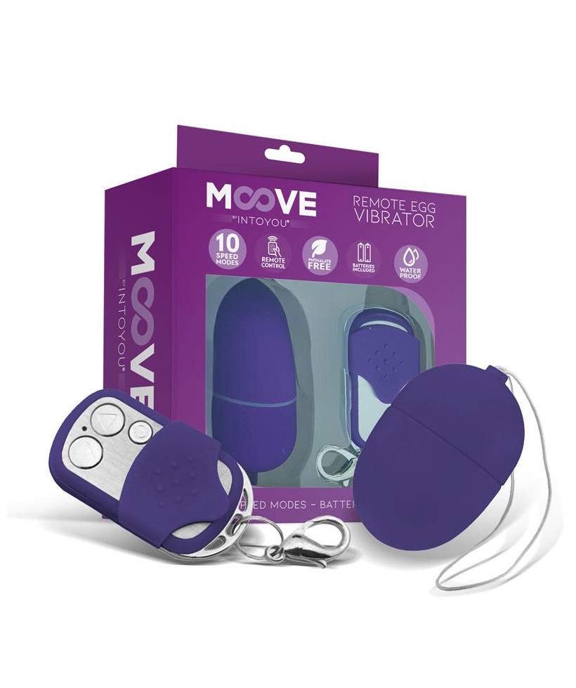 Huevo Vibrador con Control Remoto Mini Purpura