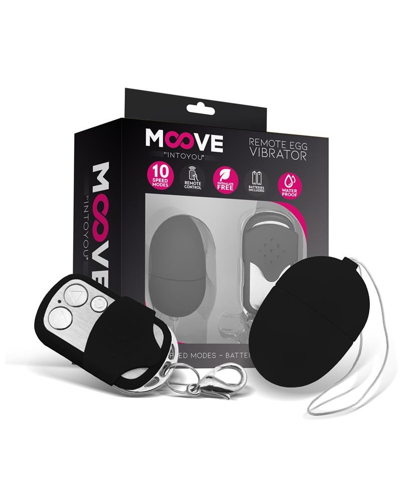 Huevo Vibrador con Control Remoto Mini Negro