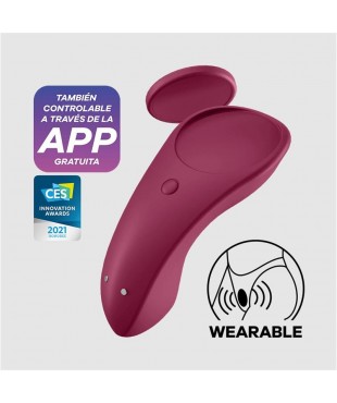 Sexy Secret Estimulador de Braguita con APP Wine Red