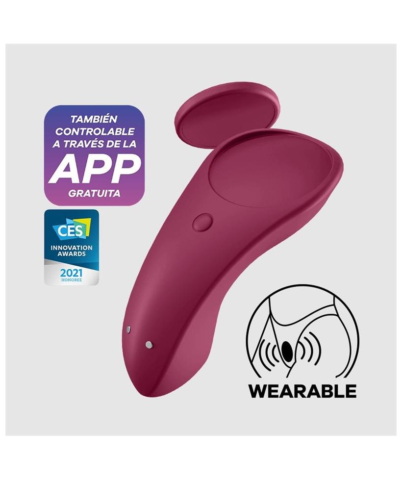 Sexy Secret Estimulador de Braguita con APP Wine Red