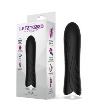 Bilie Bala Vibradora Easy Quick Silicona Negro