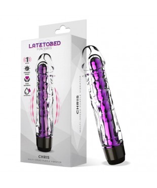 Chris Vibrador Multi-Velocidad Púrpura