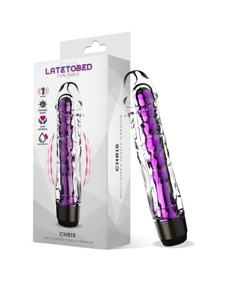 Chris Vibrador Multi Velocidad Purpura
