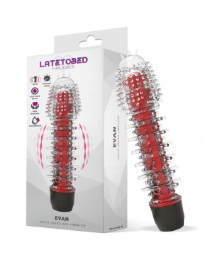 Evan Vibrador Multi Velocidad Rojo