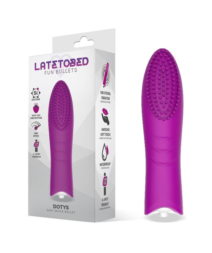 Dotys Bala Vibradora Easy Quick Silicona Purpura