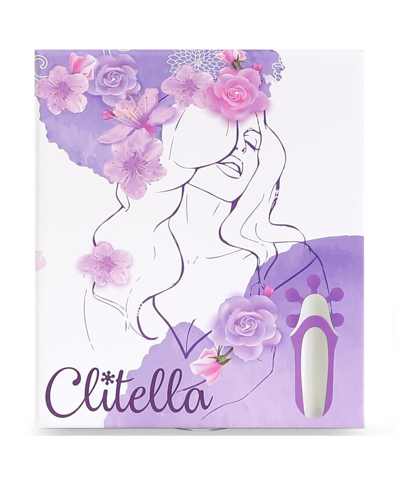 Clitella Estimulador Sexo Oral con Accesorios Purpura