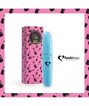Ella Lipstick Vibrador Light Blue