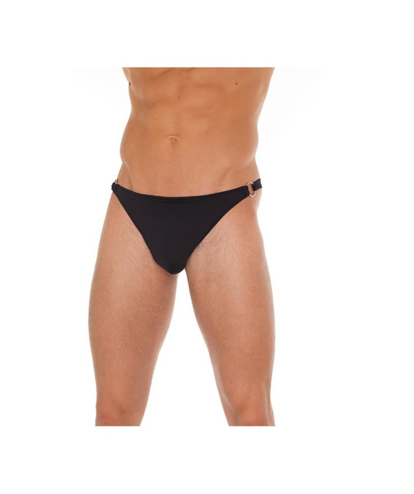Tanga Negro con Hebilla Talla unica