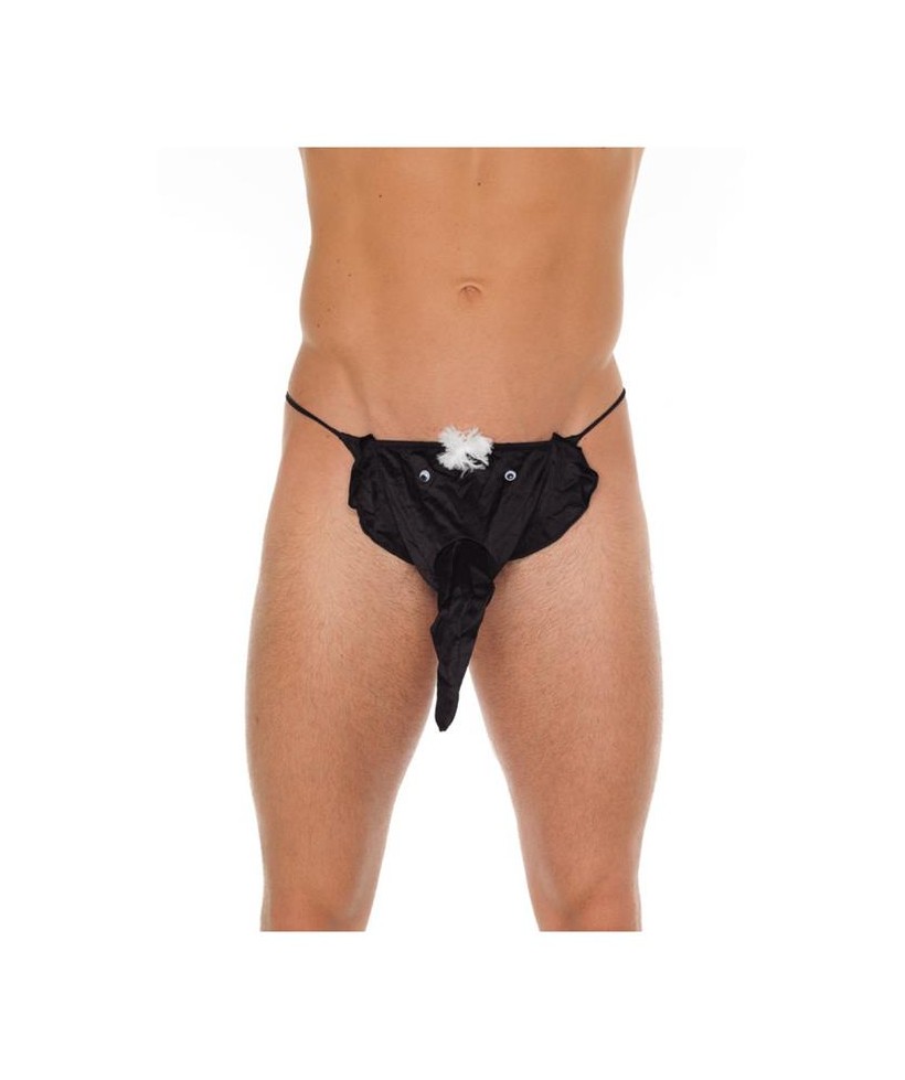 Tanga Elefante Negro Talla unica
