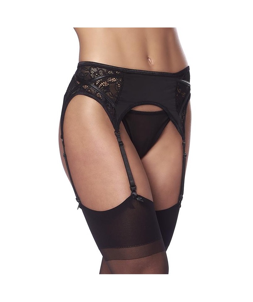 Liguero con Braguitas y Medias Negros