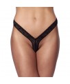 Tanga Negro Talla Unica