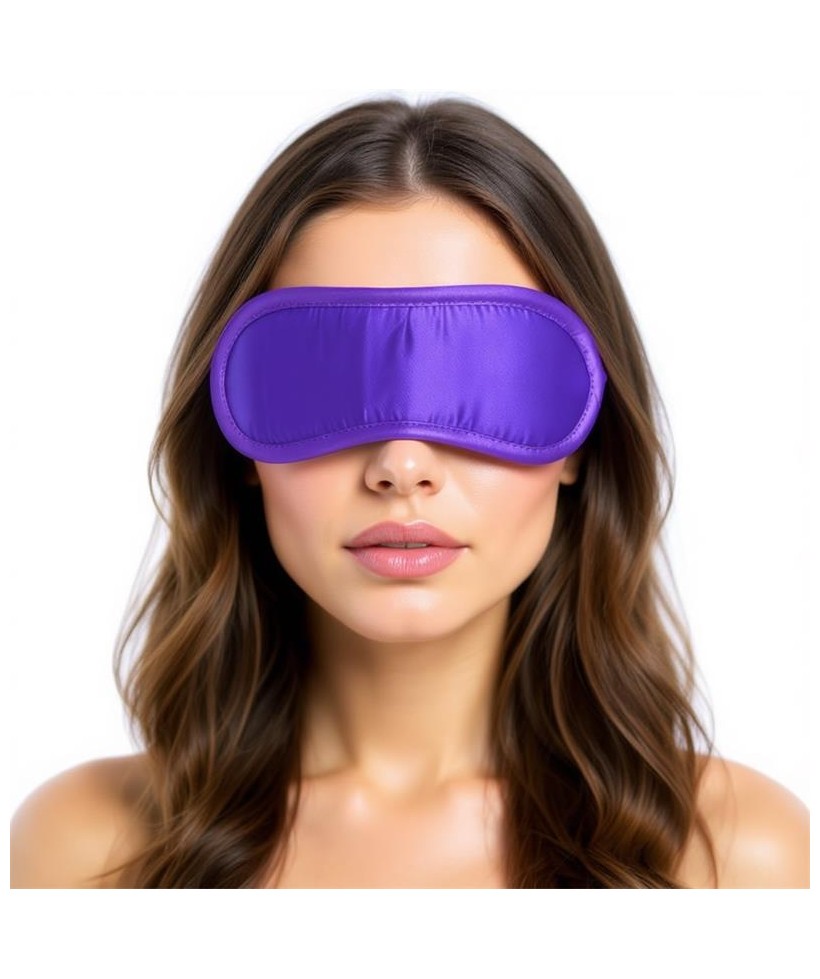 Antifaz de Saten Purpura