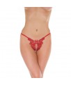 Tanga Abierto Rojo Talla unica