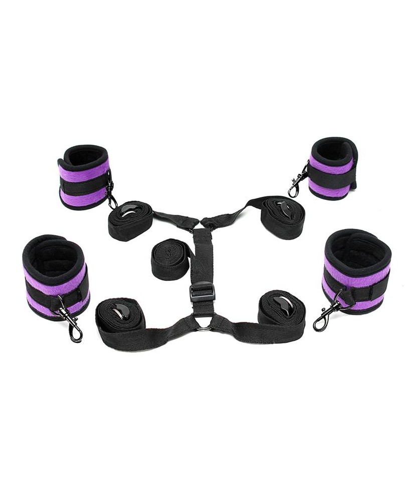 Correas de Restriccion para la Cama Purpura