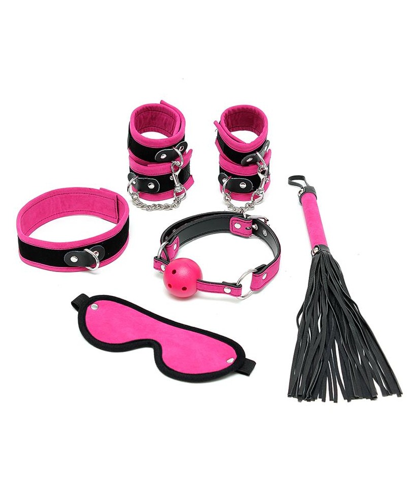 Set de Bondage 6 Piezas Rosa