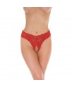 Tanga Abierto Color Rojo Talla unica