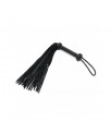 Flogger Trenzado Cuero Negro