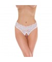 Tanga Abierto Blanco Talla unica