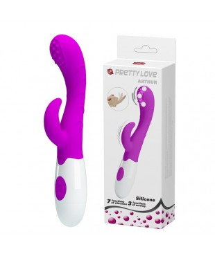 Vibrador Arthur con Movimiento Finger Púrpura