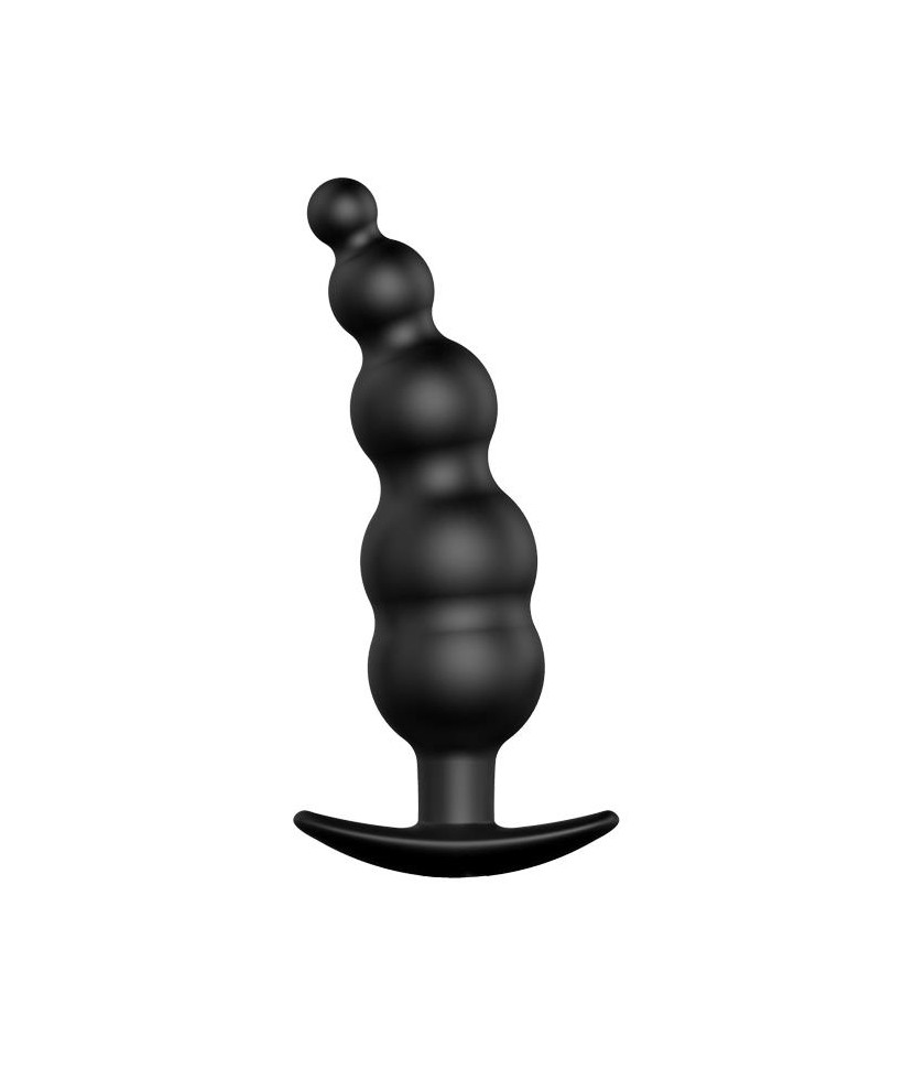 Plug Anal Burbujas Silicona Negro