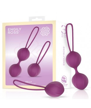 Kelly Bolas Kegel Silicona Púpura