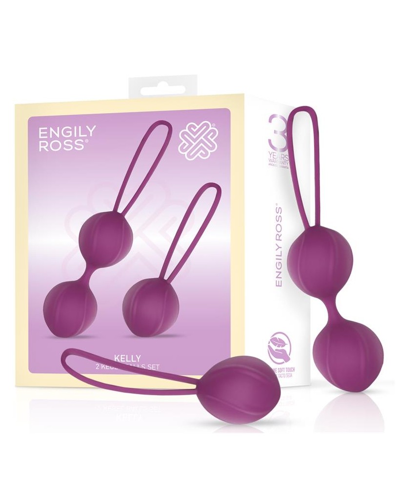 Kelly Bolas Kegel Silicona Pupura