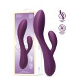 Bacall 30 Vibrador Silicona Liquida Inyectada Doble Motor USB Purpura
