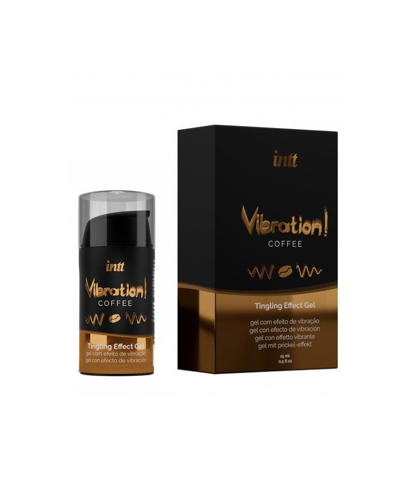 Vibrador Liquido Efecto Calor Sabor Cafe 15 ml