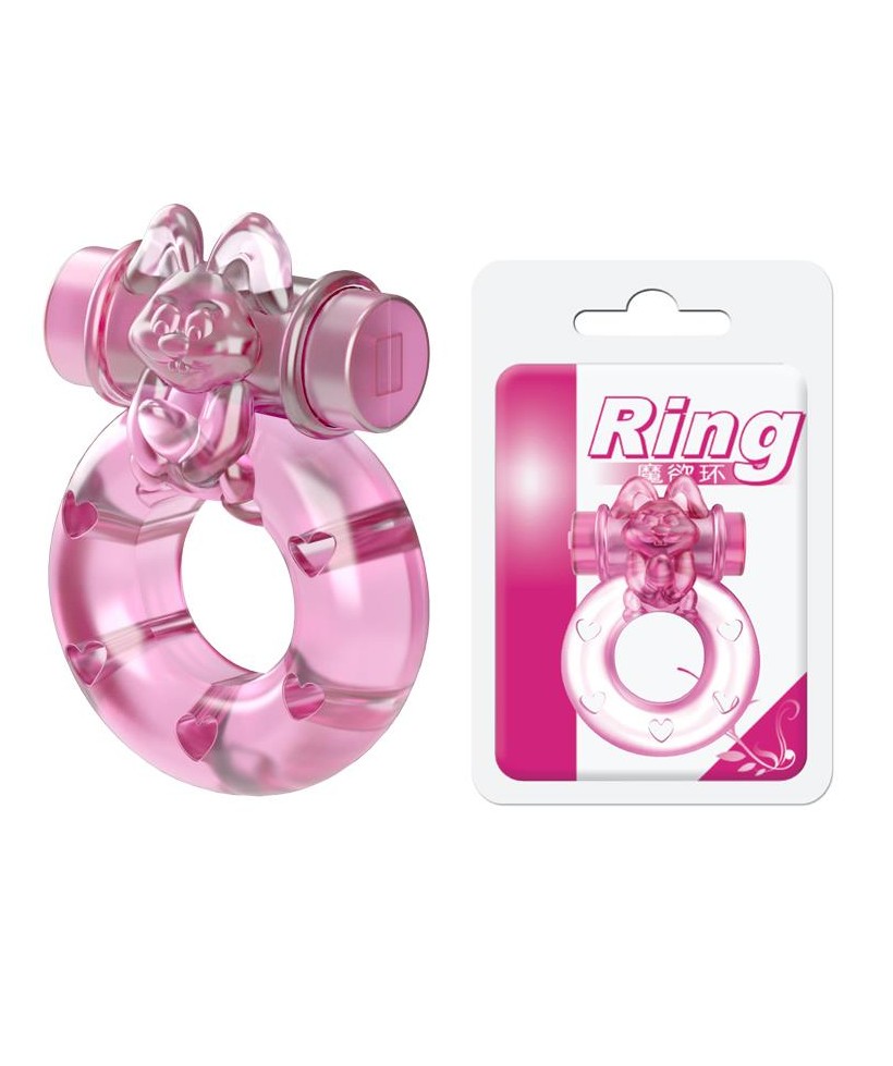 Anillo con Bala Vibradora Conejito