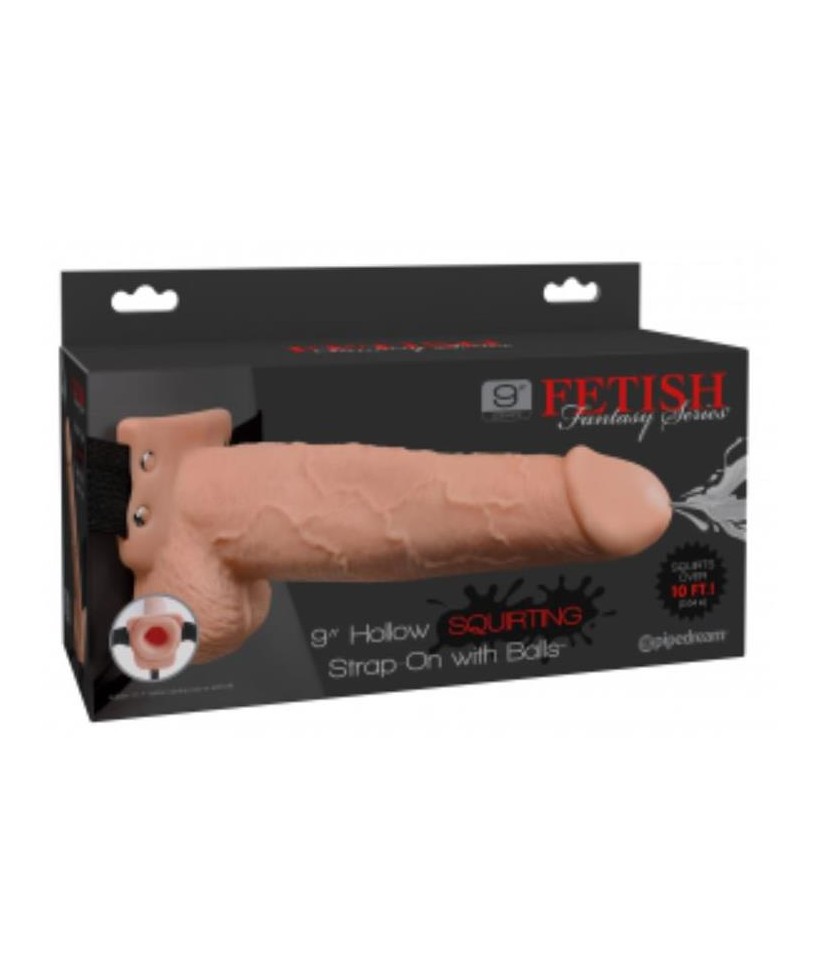 Arnes Elastico con Dildo Hueco 9 Funcion Squirting Natural