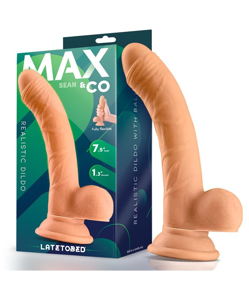 Sean Dildo Realista con Testiculos 75 Natural