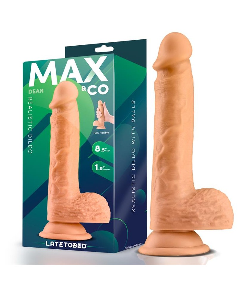 Dean Dildo Realista con Testiculos 85 Natural