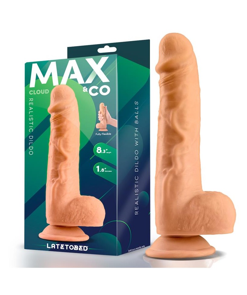 Cloud Dildo Realista con Testiculos 83 Natural