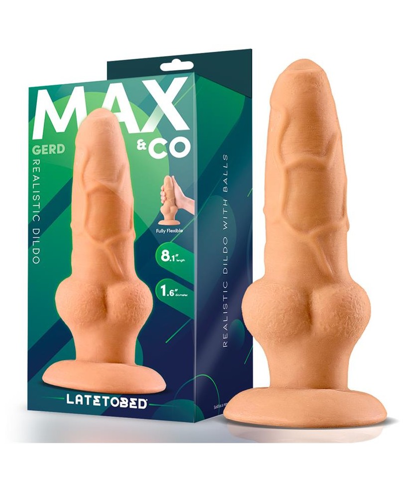 Gerd Dildo Realista con Testiculos 81 Natural