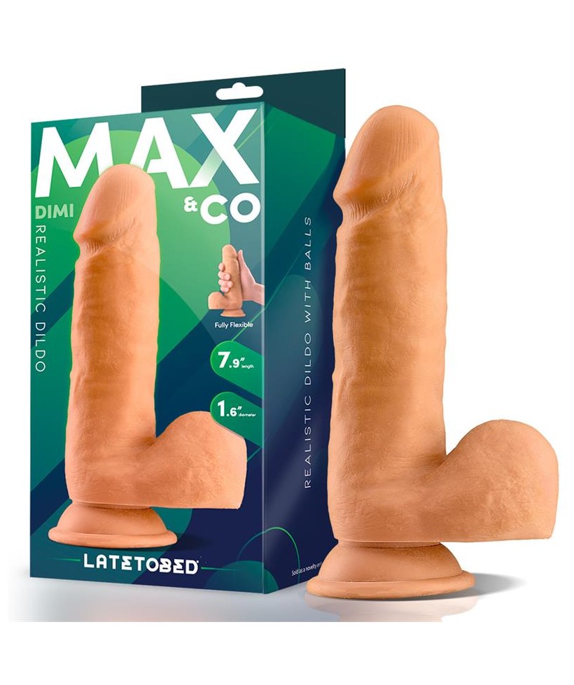 Dimi Dildo Realista con Testiculos 79 Natural