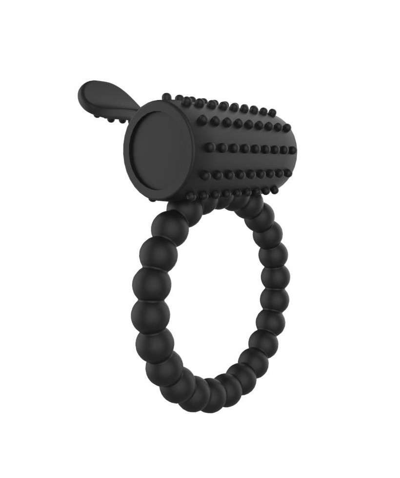 Anillo para el Pene con Vibracion Negro