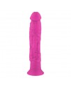 Dildo Realista con Vibracion Silicona Rosa