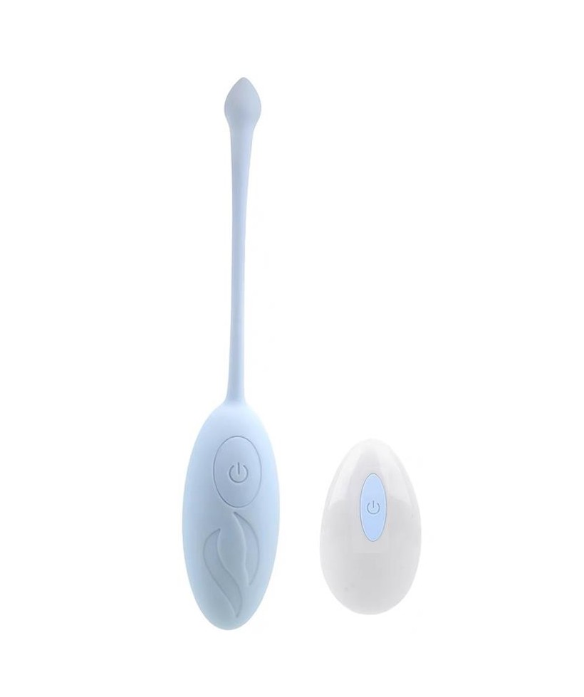 Huevo Vibrador con Control Remoto Azul