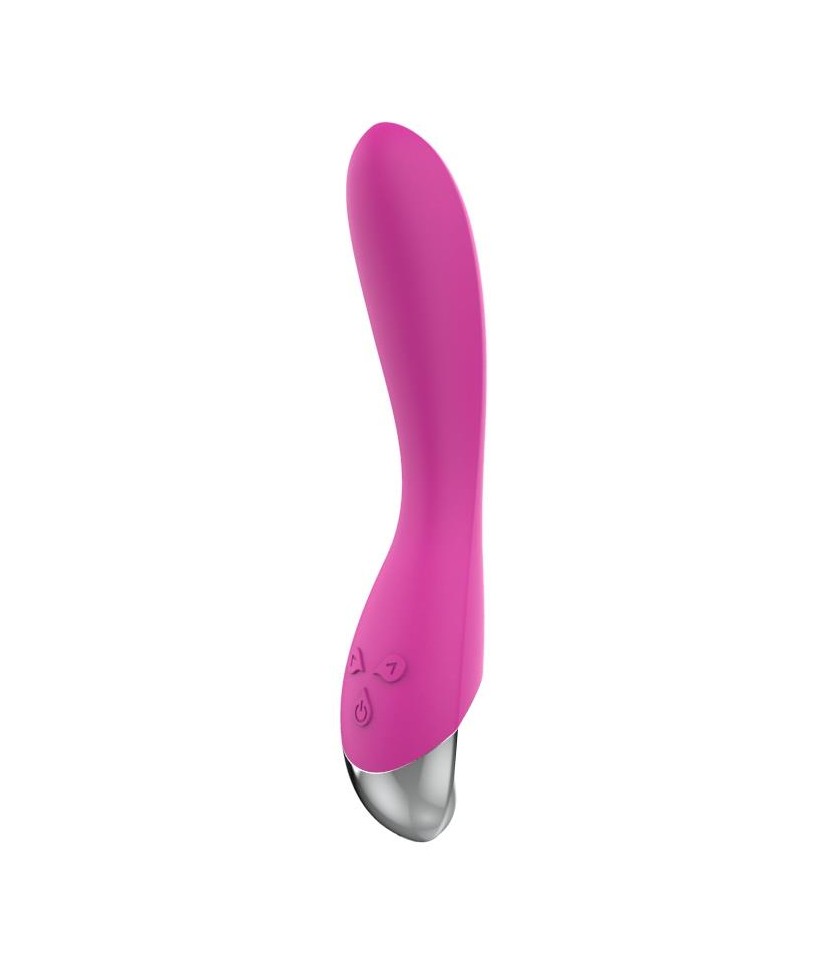 Vibrador 6 Funciones USB Rosa
