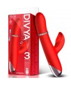 Divya Vibrador con Aro de Bolas Internas Up and Down y Pulsacion 3 Motores Independientes USB