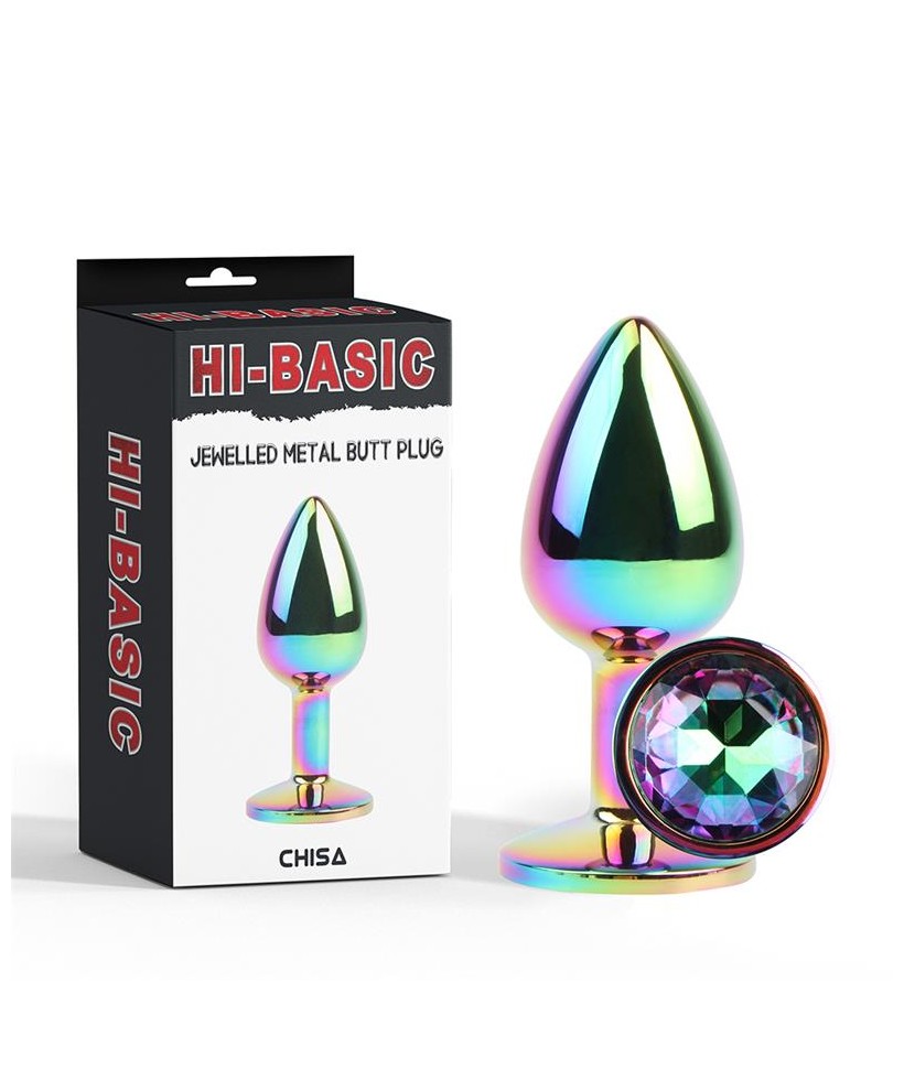 Plug Anal de Metal con Joya Circular 27