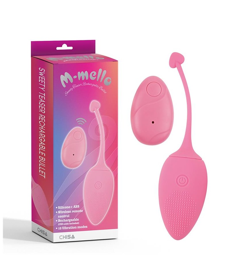 Huevo Vibrador Control Remoto Sweety Teaser USB 57