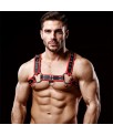 Odiseo Arnes Masculino para el Pecho Cuero Vegano